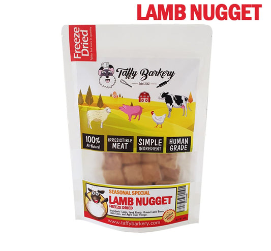 Taffy Barkery - Freeze Dried Meat (Lamb Nugget)