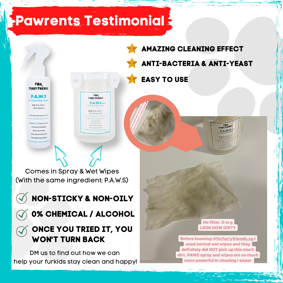 Pet’s Activated Water Sanitizer (P.A.W.S) - Wipes Refill