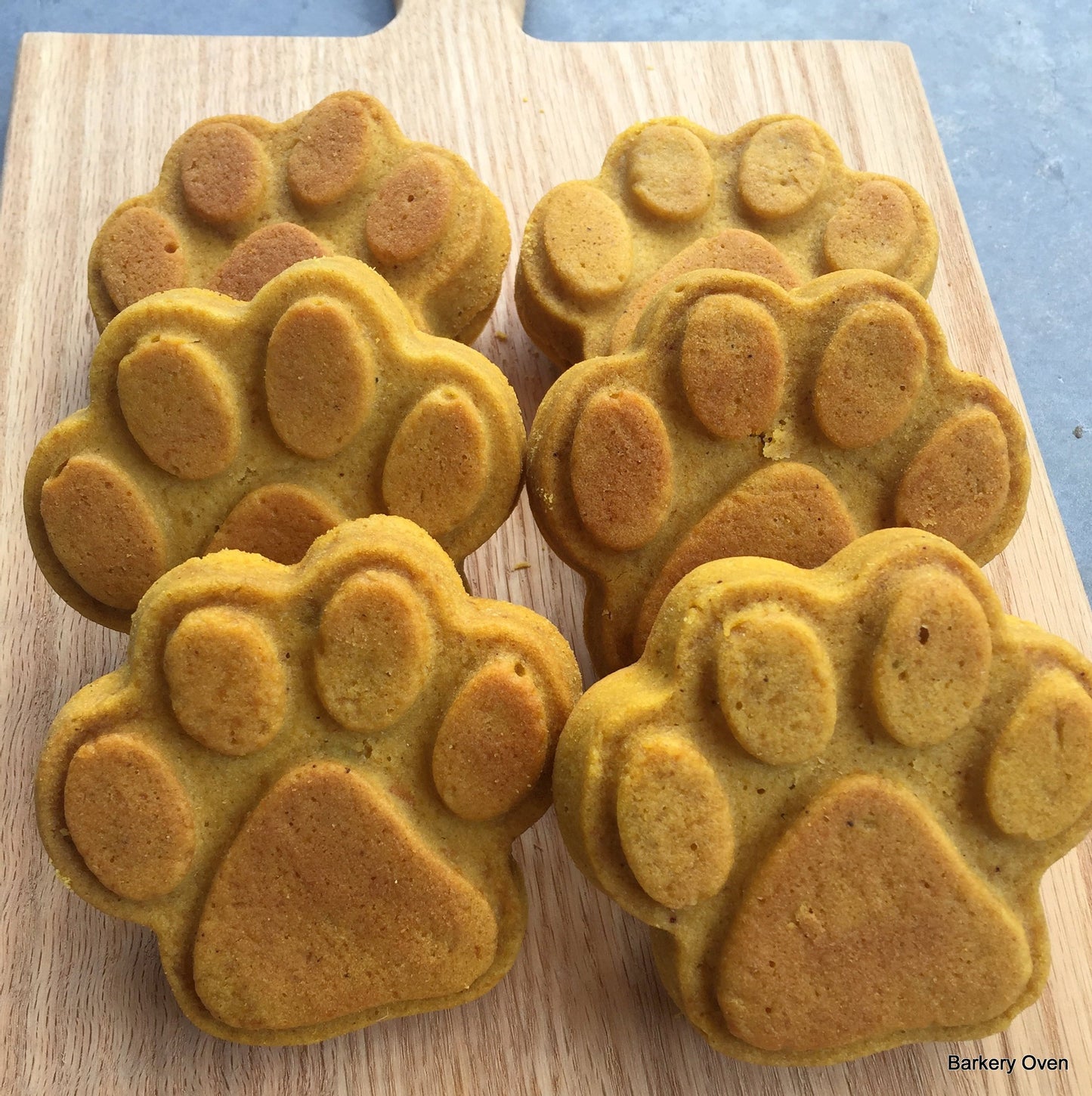 Barkery Oven Wheat Free Pumpkin Pawffin, 6 pieces
