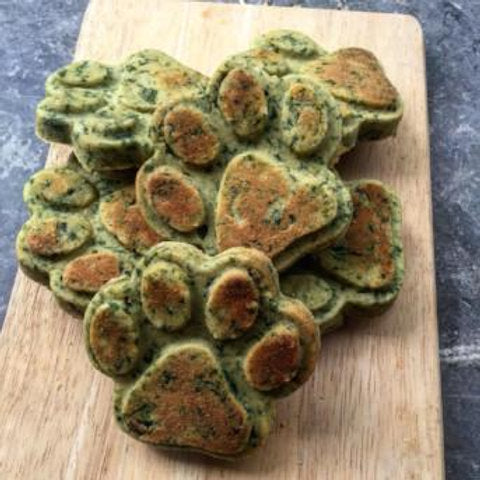 Barkery Oven Wheat Free Spinach Pawffin, 6 pieces