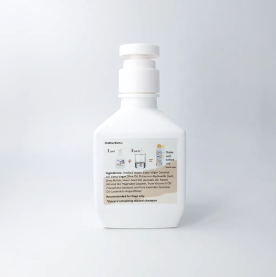 PET SHAMPOO - NATURAL LIQUID SOAP+ (280ml)